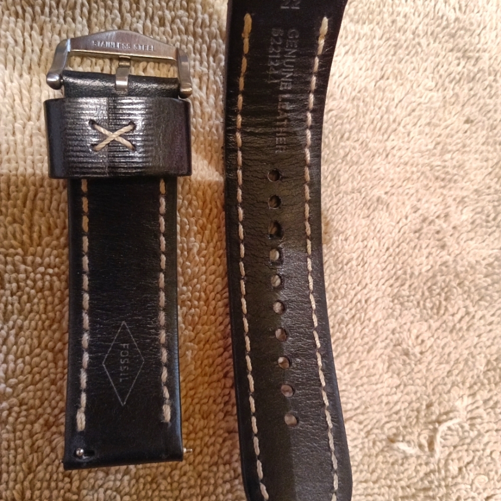 Fossil leather watch band